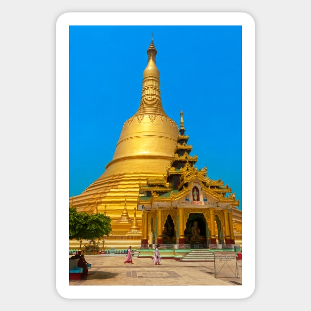 Shwemawdaw Paya2, Bago. Sticker by bulljup